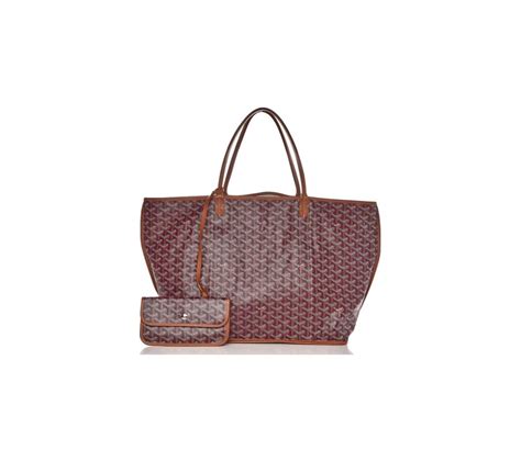 goyard saint louis pertuis tote goyardine reversible gm burgundy|Saint Louis PM Bag .